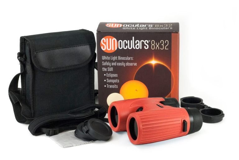 LUNT SUNoculars 8x32 Red Unboxed Set